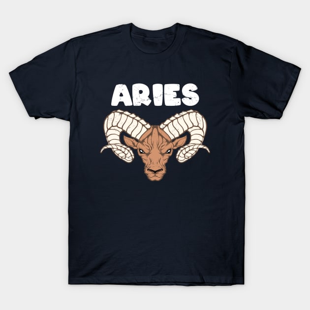 Aries T-Shirt by NicGrayTees